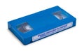 Blue VHS Tape Royalty Free Stock Photo