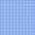 Blue vichy check, or gingham, print background. Seamless, or repeat, pattern. Fabric texture visible.