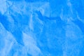 Blue vignette crumpled paper