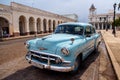 Vintage car in Trinidad, Cuba Royalty Free Stock Photo
