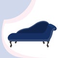 Blue vintage sofa