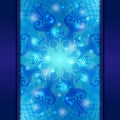 Blue vintage vector abstract background Royalty Free Stock Photo