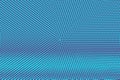 Blue violet dotted halftone. Horizontal contrast dotted gradient. Halftone background.