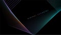 Blue violet square lines abstract tech background