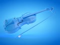 A blue violine