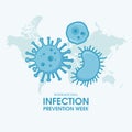 International Infection Prevention Week vector