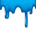 Blue viscous liquid Royalty Free Stock Photo