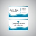 Blue identity card , Blue professional visiting card for the business, visiting card design ,