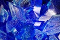 Blue vitriol mineral texture