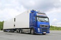 Blue Volvo FH Temperature Controlled Truck