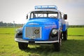 Blue Volvo N88 Pickup Truck