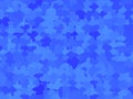 Blue voronoi abstract 2D geometric background