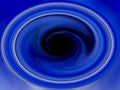 Blue Vortex - Blackhole Swirl Background Royalty Free Stock Photo