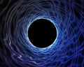 Blue Vortex hole Royalty Free Stock Photo