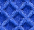 Blue Waffle Texture CloseUp Pattern Background for Design Projects Royalty Free Stock Photo