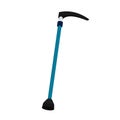 Blue walking stick medical icon