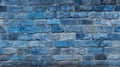 Retro Blue Brick Pattern: Seamless Texture Of Rhodes City Wall