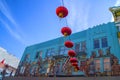 Blue Wall with soldiers, Chinatown