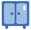Blue wardrobe, icon