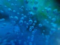 Blue water. in the deep Royalty Free Stock Photo