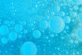 Blue washing liquid bubble background