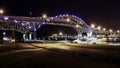 Blue Water Bridge at Night