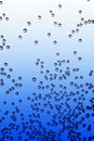Blue Water Bubbles Royalty Free Stock Photo