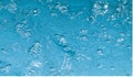 Blue water bubbles Royalty Free Stock Photo