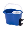 Blue water cleaning bucket