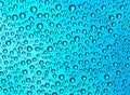 Blue water drop background Royalty Free Stock Photo