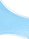 Blue Water Droplets Layout Royalty Free Stock Photo