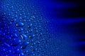 Blue Water Drops Background Royalty Free Stock Photo