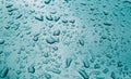 Blue water drops background texture Royalty Free Stock Photo