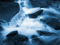 Blue Water Flow Detail Royalty Free Stock Photo