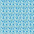 Blue Water Geometric Seamless Background