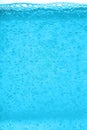 Blue water liquid bubble background with bubbles Royalty Free Stock Photo