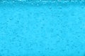 Blue water liquid bubble background with bubbles Royalty Free Stock Photo