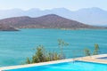 Blue water of Mirabello Bay Royalty Free Stock Photo