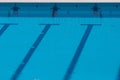 Blue water in modern sweeming pool. Ceramic tile of swimming pool Royalty Free Stock Photo