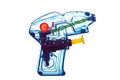 Blue water pistol