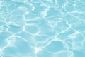 Blue water in the pool water ripple detail abstract background Royalty Free Stock Photo