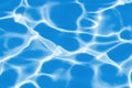 Blue water in the pool water ripple detail abstract background Royalty Free Stock Photo