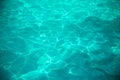 Blue water reflection background. Swiming pool Royalty Free Stock Photo