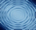Blue water rings Royalty Free Stock Photo