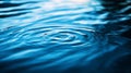 Blue Water Ripples Abstract Background Texture Royalty Free Stock Photo