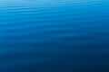 Blue water ripples from the ocean Royalty Free Stock Photo