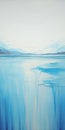 Blue Water And Sky: Contemporary Canadian Art With Soft Tonal Transitions