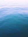 Blue water and small ripples Royalty Free Stock Photo