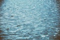 Blue water surface background texture Royalty Free Stock Photo