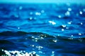 Blue water surface Royalty Free Stock Photo